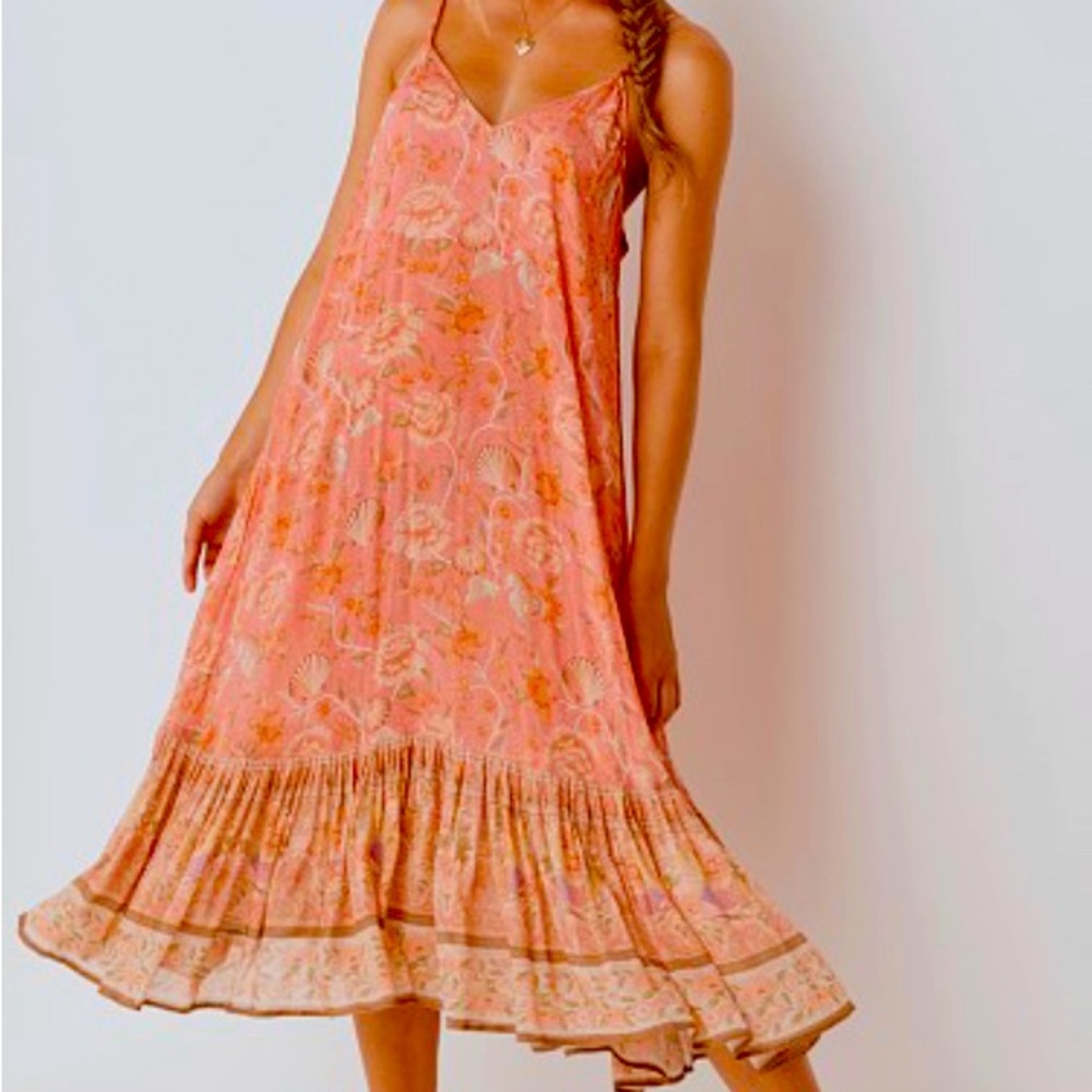 Spell seashell mermaid slip dress M runs Large or XL